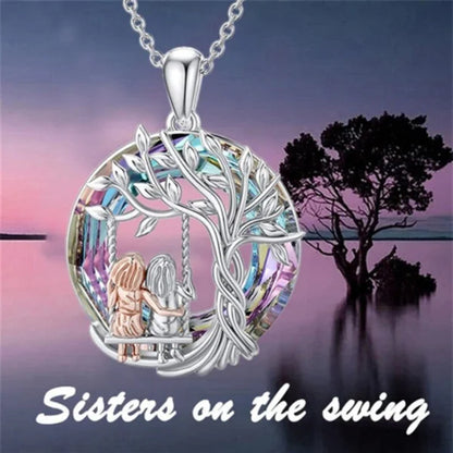 Tree of Life Sister Necklace -2 PCS 1