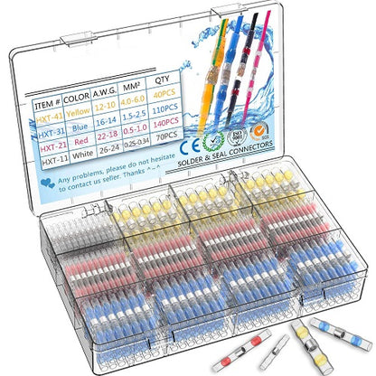 WATERPROOF SOLDER WIRE CONNECTOR KIT-100pcs 1
