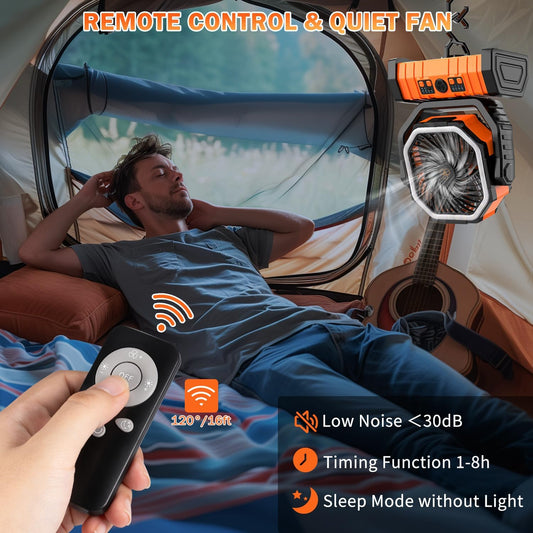 Rechargeable Portable Camping Fan 1