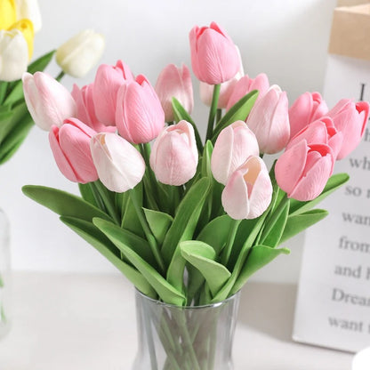Real Touch Faux Tulips-10PCS 1