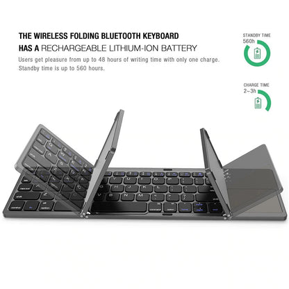 Wireless Bluetooth Foldable Keyboard 1