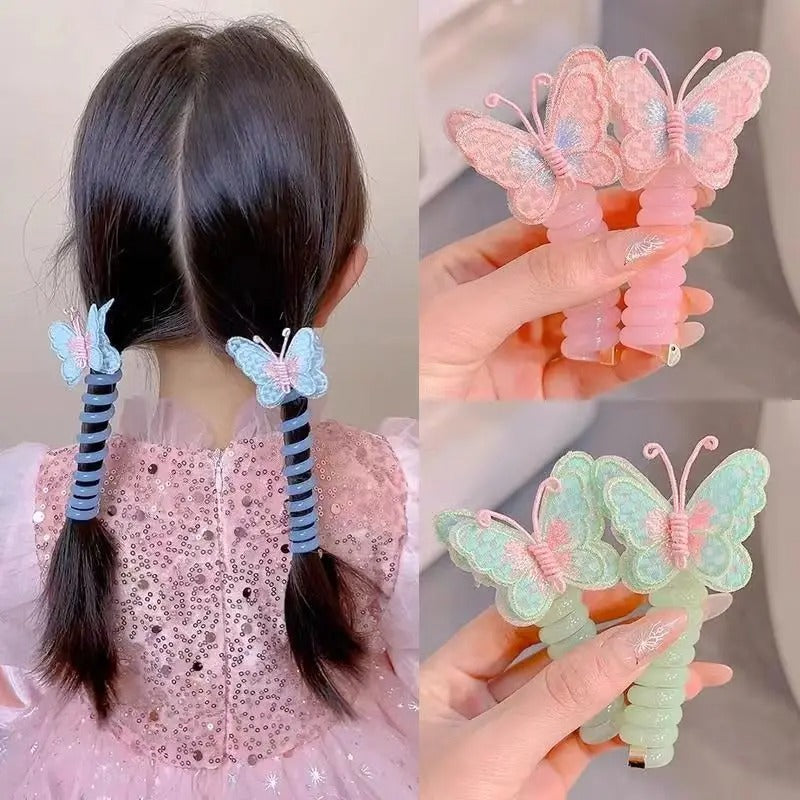 Butterfly Telephone Wire Hair Bands 1