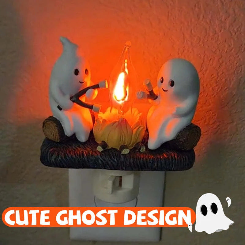 Halloween Ghost Campfire Night Light 1