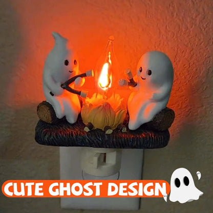Halloween Ghost Campfire Night Light 1