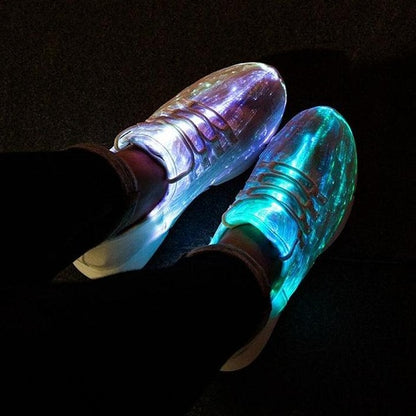 Light-up Luminous Fiber Optic Shoes 1