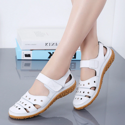Women's Hollow Hook Flat Sandals 1