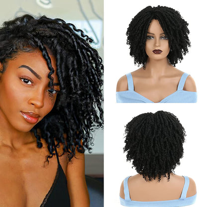 Dreadlock Short Twist Wig 1