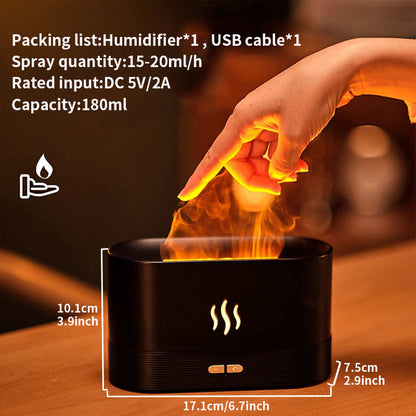 HumidiFire Aromatherapy Flam Ultrasonic Diffuser 1