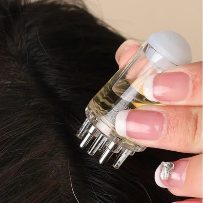 Hexagon Head Oil Applicator Comb Ball Massage Relaxation 1