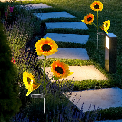SunGlow Solar Sunflower Garden Lights 1