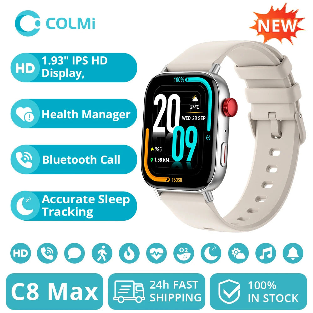 COLMI C8 Max AMOLED Fitness Tracking Smartwatch 1
