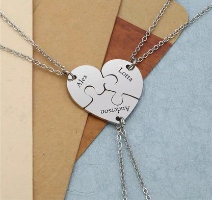 Personalized Puzzle Necklace 1