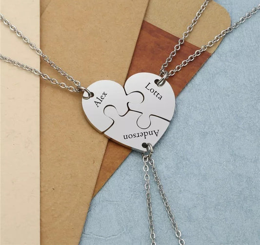Personalized Puzzle Necklace 1