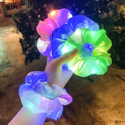 LED Glow Hair Scrunchie 1