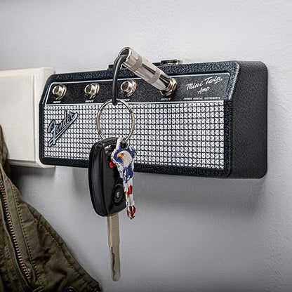 Guitarist Keychain Storage Hooks 1