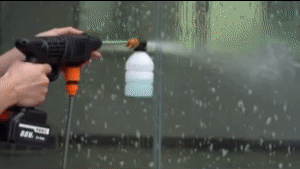 Battery powered car wash 1