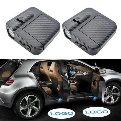 Wireless Car Door Welcome Logo LED Projector 2Pcs 1