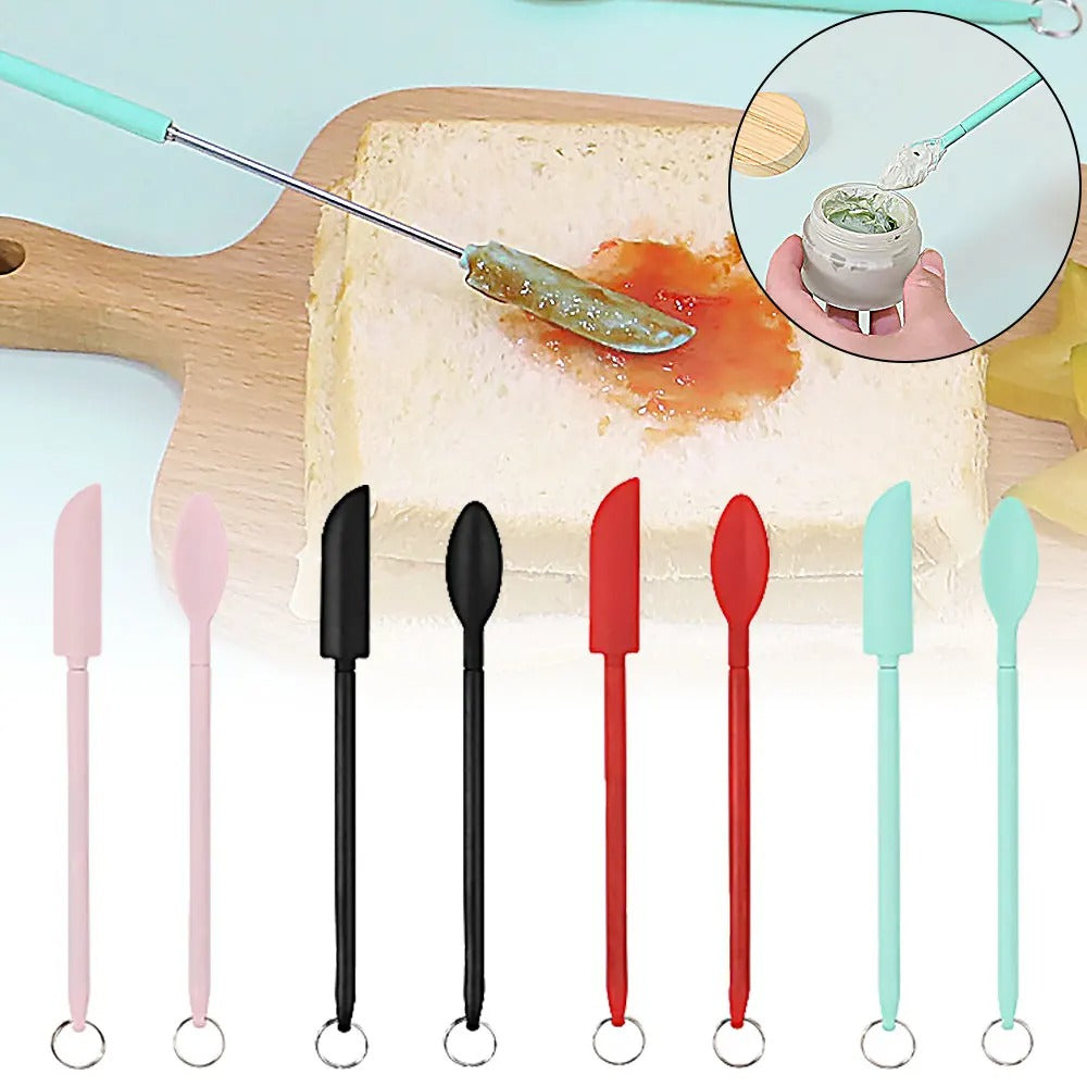 Mini Silicone Telescopic Spatula 1
