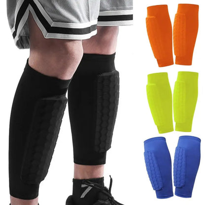 ? Honeycomb Impact Protection Compression Shin Sleeves 1