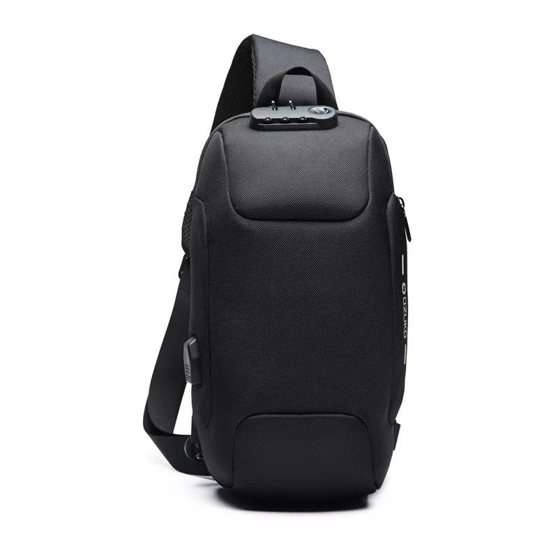 Anti-theft Waterproof Solid Crossbody Bag 1