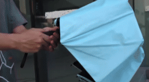UV Umbrella with Torch Light 1