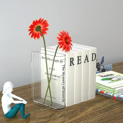 Books About Flowers - Book Vase 1
