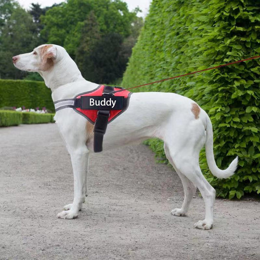 NO PULL Reflective Breathable Adjustable Dog Harness 1
