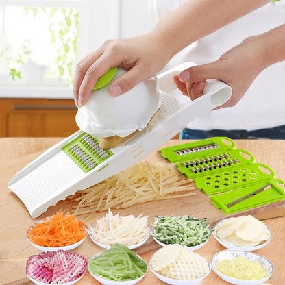 5 in 1 Stainless Steel Blade Vegetables Cutter 1