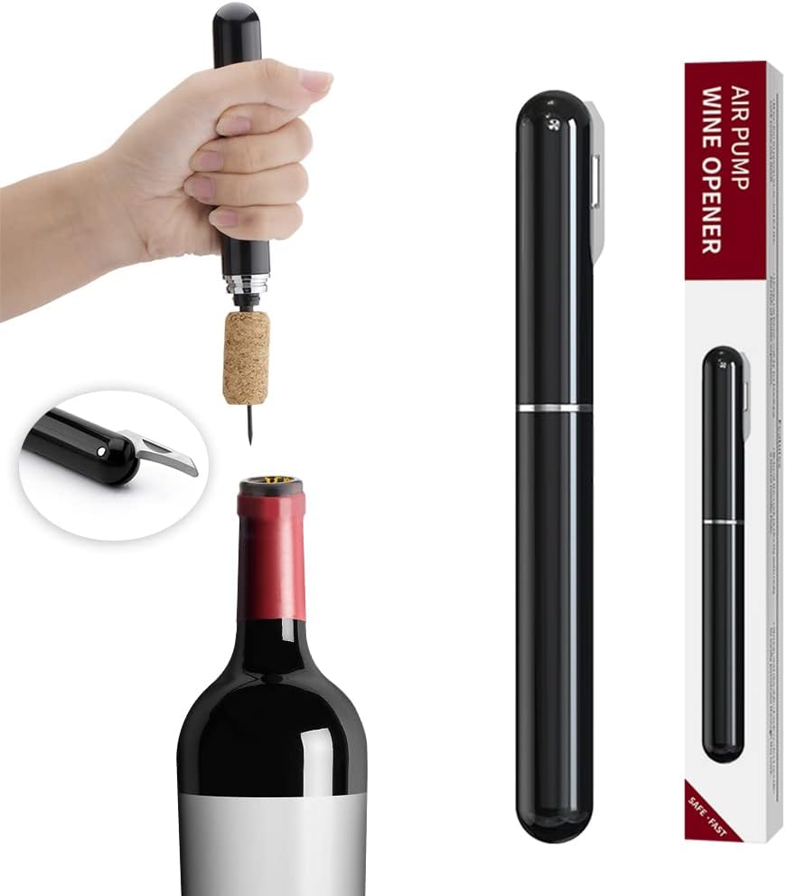 Air pressure wine corkscrew 1
