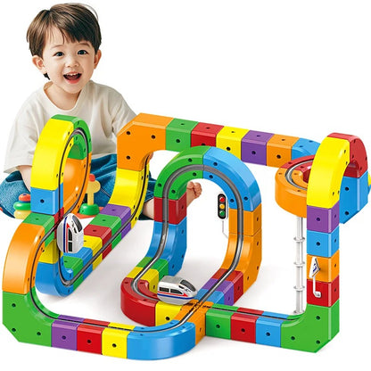 Rainbow Magnetic Train Track Builder Set 1