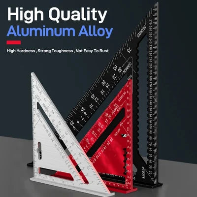 High Precision Aluminum Alloy Triangle Ruler 1