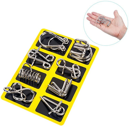 Metal Brain teaser Puzzles Ring Educational Toys 1