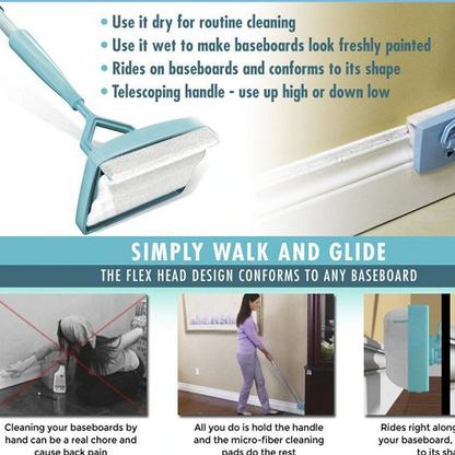 Adjustable Conforming Baseboard Cleaner 1