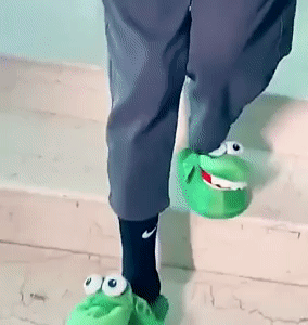 Crocodile Plush Slippers 1