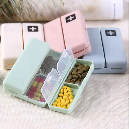 7 Compartments Portable Pill Case Travel Pill Box 1