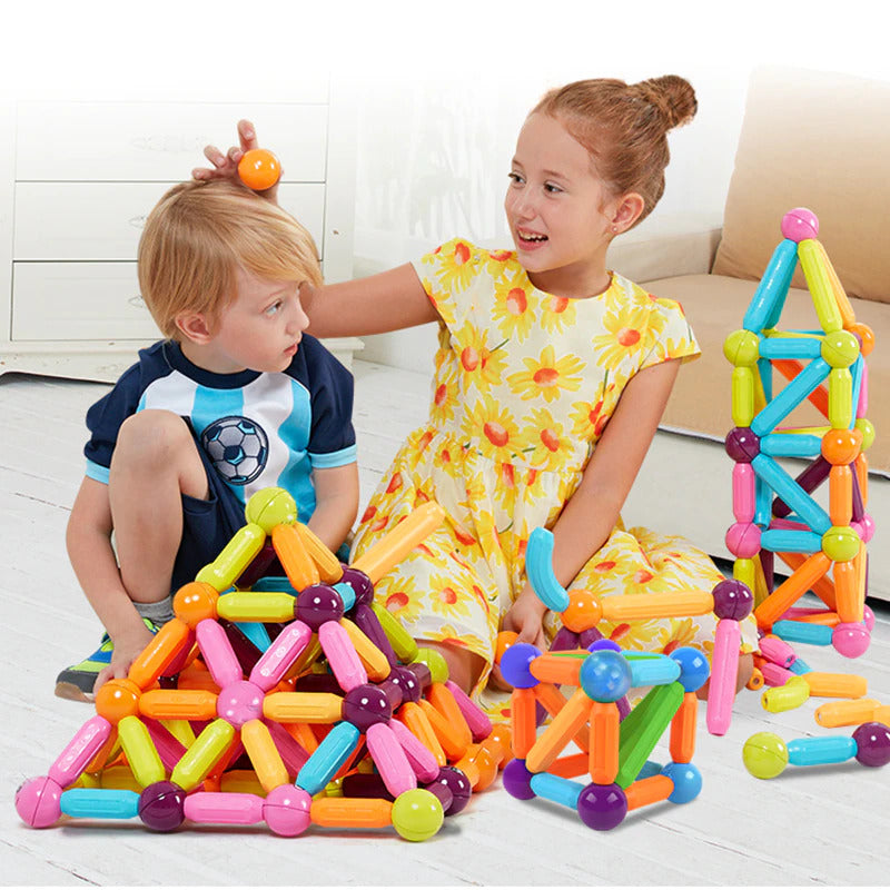 kids Magnetic Balls & Rods - Educational Magnet Building Blocks 1