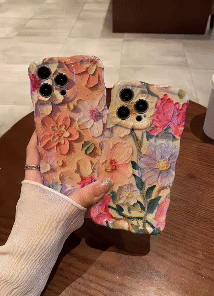Oil Painting Print iPhone Case 1