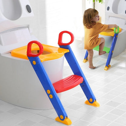KIDS POTTY TRAINING SEAT WITH STEP STOOL LADDER 1