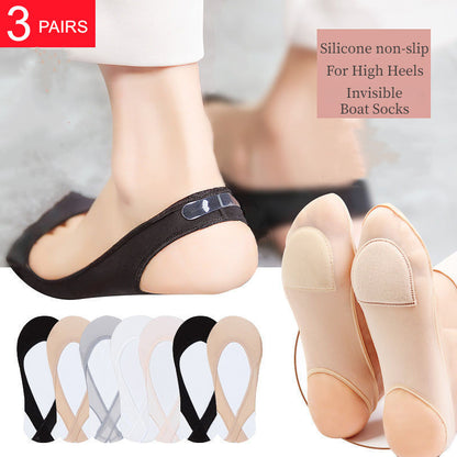 Sock-Style Ball of Foot Cushions for Women (3 Pairs) 1