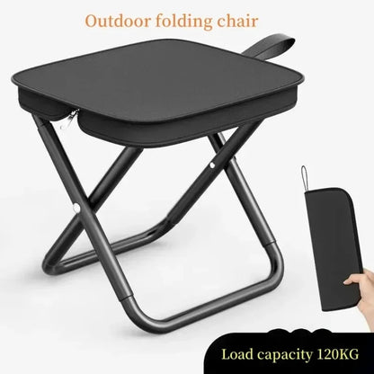 Portable Folding Camping Chair – Ultralight Travel & Fishing Stool, Outdoor Picnic Essential 1