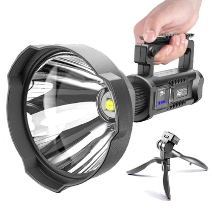 Rechargeable Handheld Spotlight Flashlight 90000 High Lumens 1