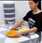 Food Stack Layer Insulated with Cover-4 Layers 1