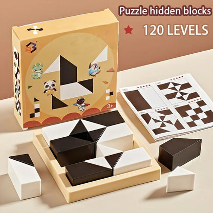 Spatial Thinking Hidden Building Blocks Puzzle Game 1