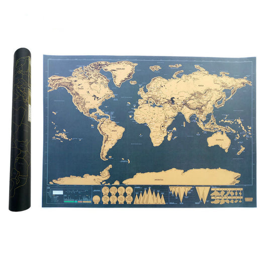 SCRATCH OFF WORLD MAP 1