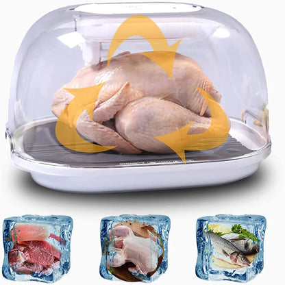 2 in 1 Defrosting Box with HDF Aluminum Thawing Plate 1