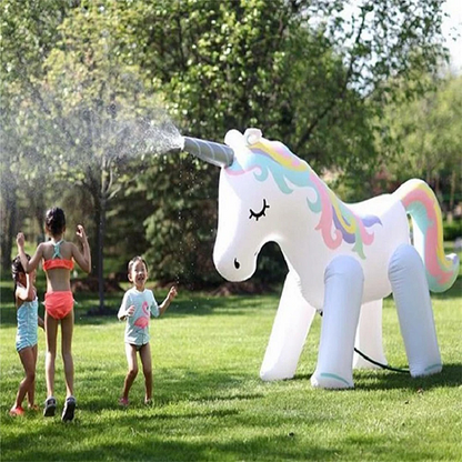Gigantic Unicorn & Elephant Backyard Sprinkler 1