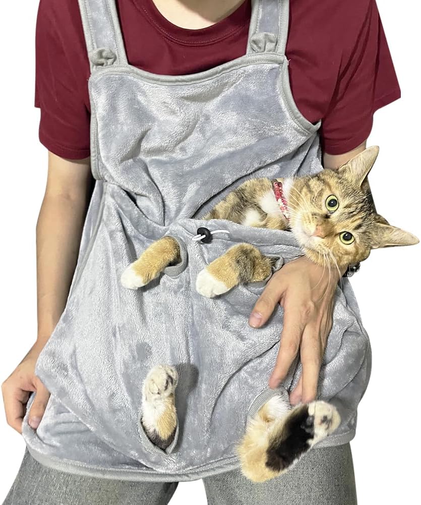 Cat Carrier Apron with Sleeping 1