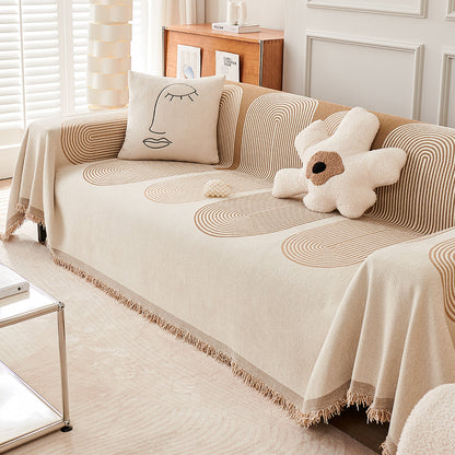 Double Sided Chenille Sofa Cover 1