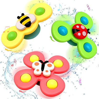 Suction Cup Spinner Toys- 3Pcs 1