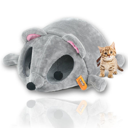 Mouse Cat House Bed With Removable Cushion & Waterproof Bottom 1